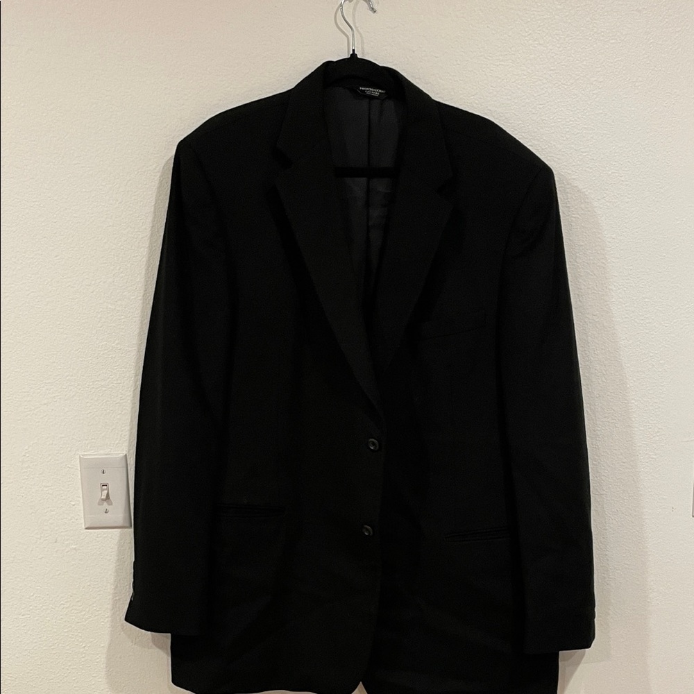 Pronto Uomo Elegant Black Cashmere Blazer